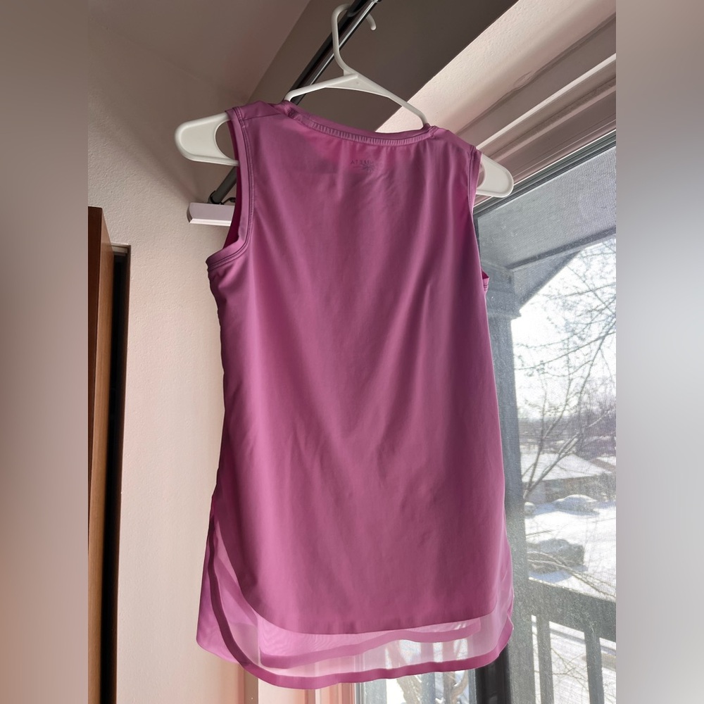 Athleta Cadence Run Tank Violet Blush Pink XS - Picture 3 of 7